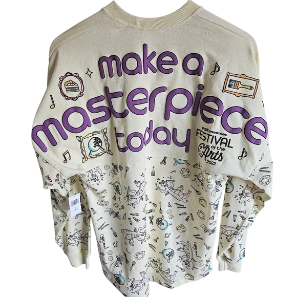 Disney Epcot Festival Of The Arts Figment Spirit Jersey NWT - Picture 1 of 11